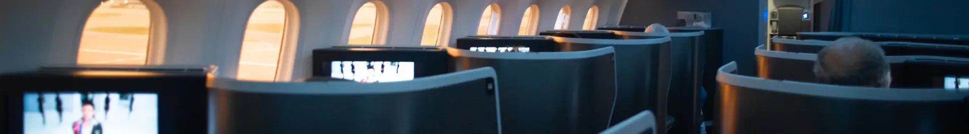 Business and first class flights worldwide