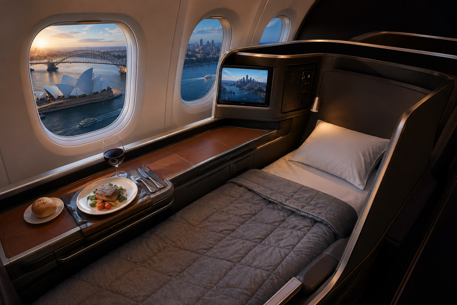 Business class flights to Wellington