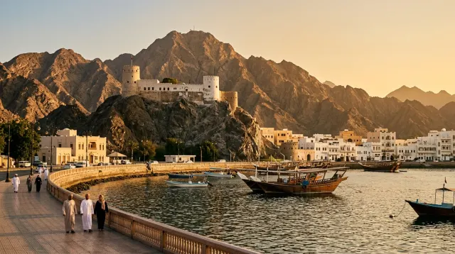Business class from London to Muscat